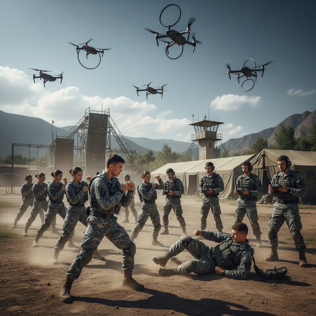 découvrez une formation militaire innovante combinant initiation aux arts martiaux et pilotage de drones, spécialement conçue pour les conscrits désireux de développer des compétences modernes et polyvalentes.