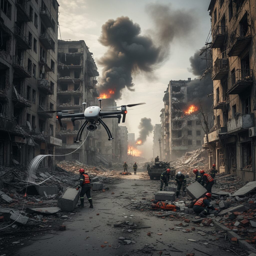 découvrez comment la russie a attaqué une ville ukrainienne située à 20 km du front en utilisant un drone fpv à fibre optique, révélant une nouvelle dimension dans les conflits modernes.