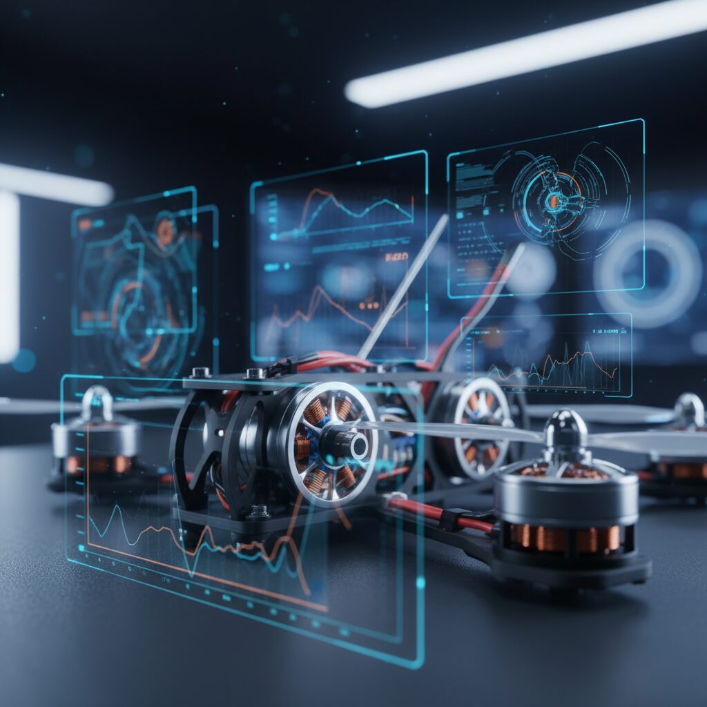 découvrez notre analyse détaillée des performances moteur pour drones fpv haut de gamme, optimisant puissance, réactivité et autonomie pour une expérience de vol inégalée.