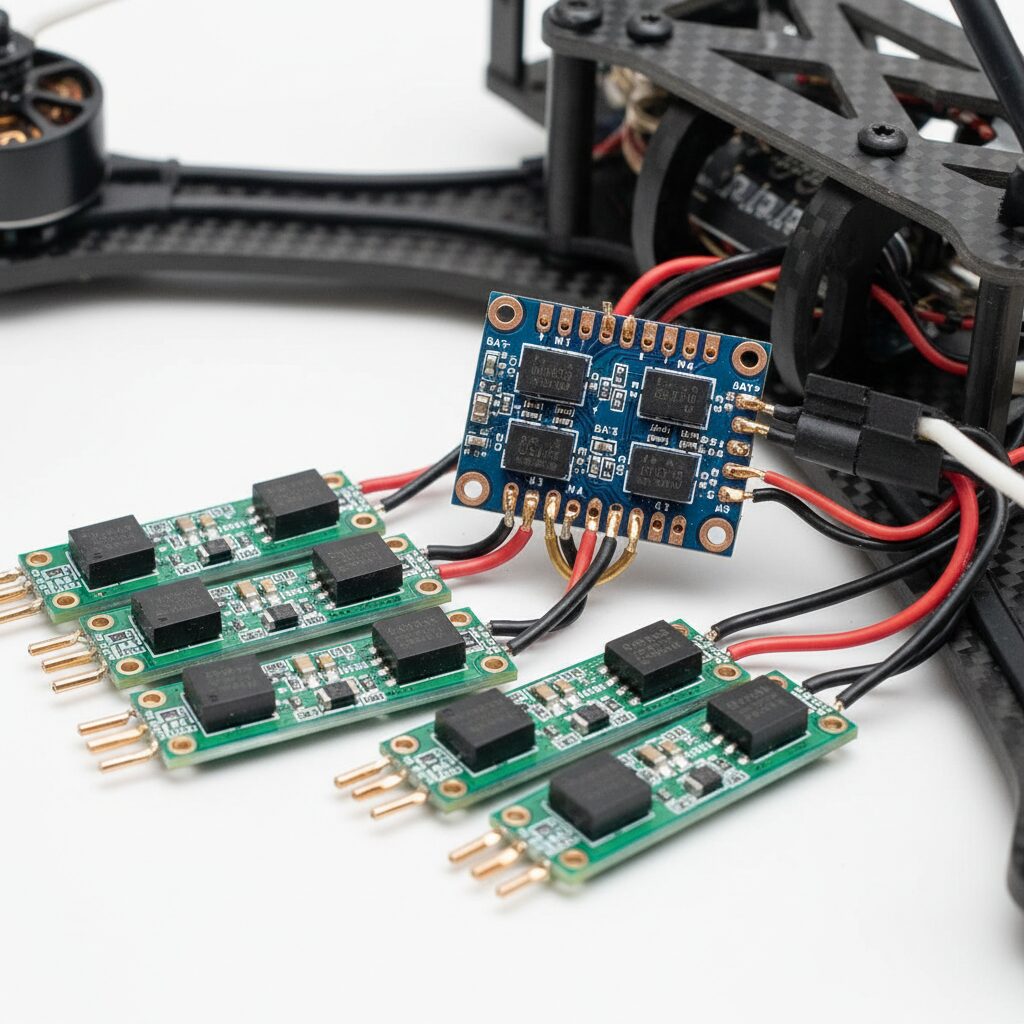découvrez les différences essentielles entre les essais de moteurs et d'esc pour optimiser la performance et la durabilité de votre drone.