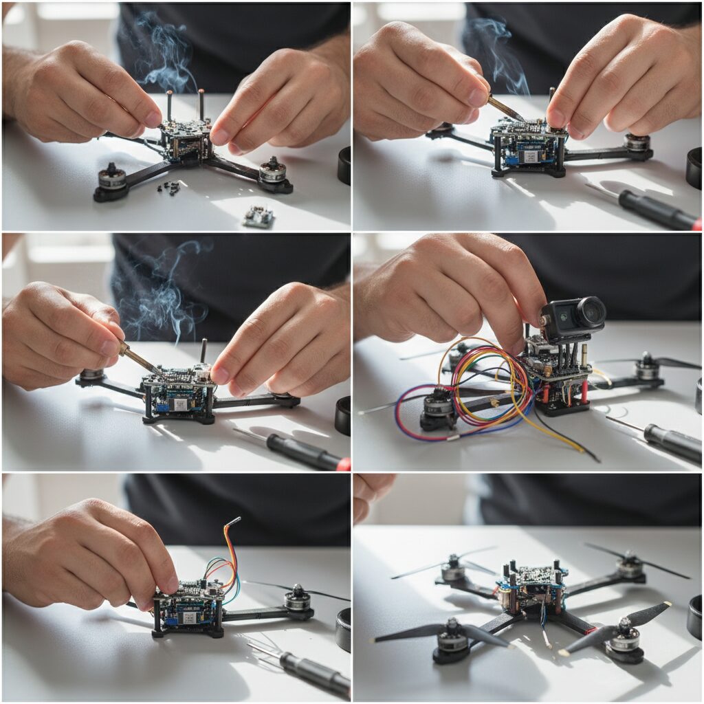 découvrez les étapes clés pour assembler un drone fpv complet, de la sélection des composants au montage final, pour une expérience de vol optimale.