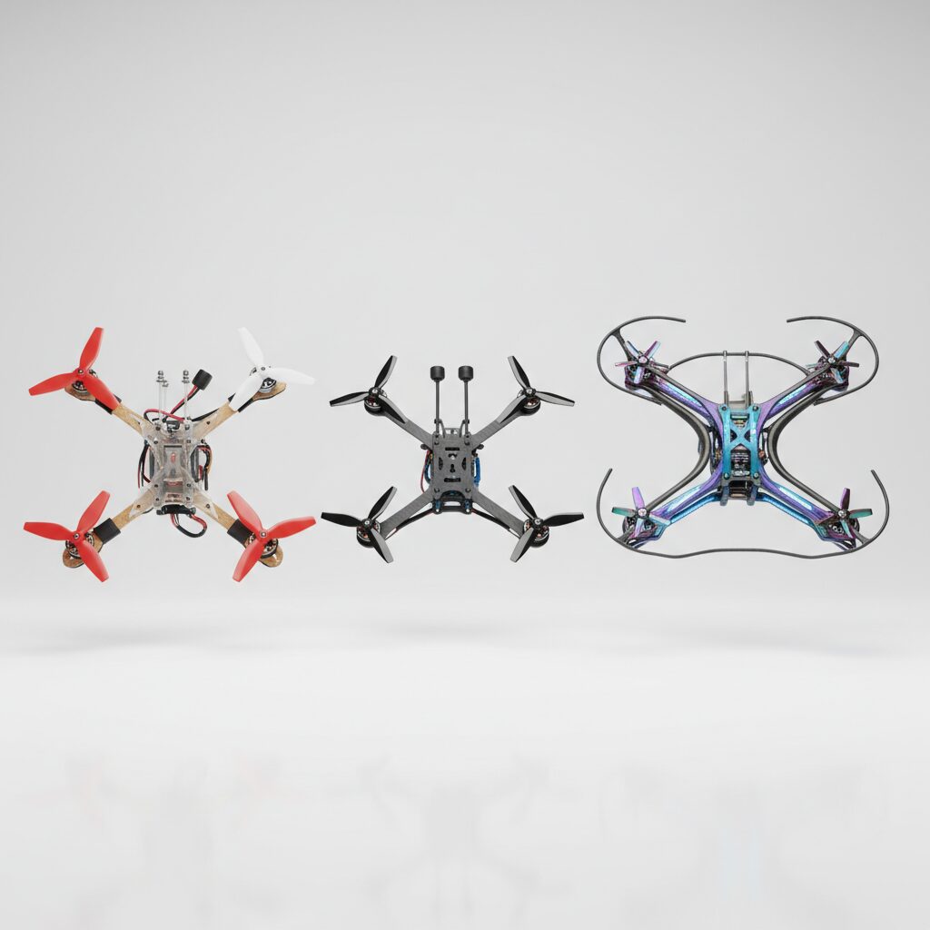 découvrez l'évolution technologique des frames en drone racing, de leurs matériaux aux designs innovants pour optimiser performance et agilité.