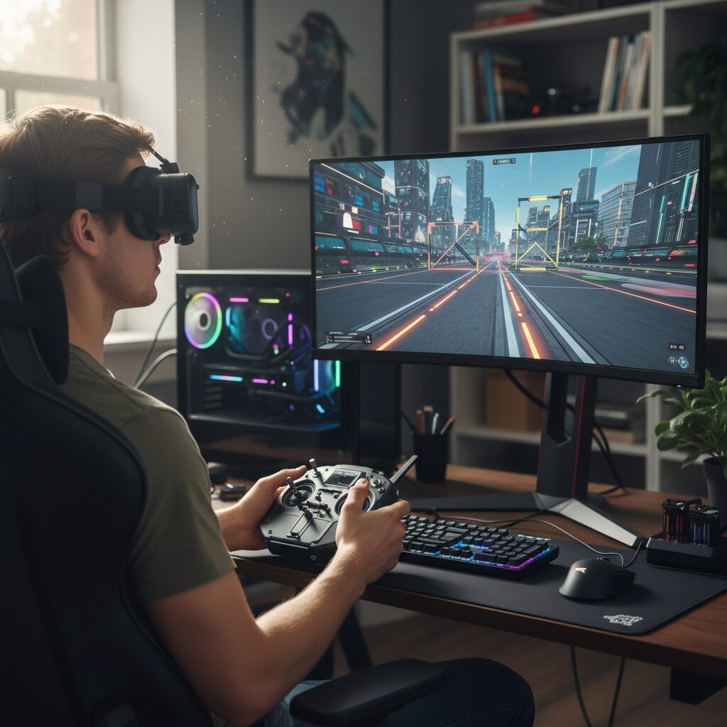 découvrez comment utiliser un simulateur fpv pour améliorer rapidement vos compétences de pilotage et progresser efficacement dans le drone racing.