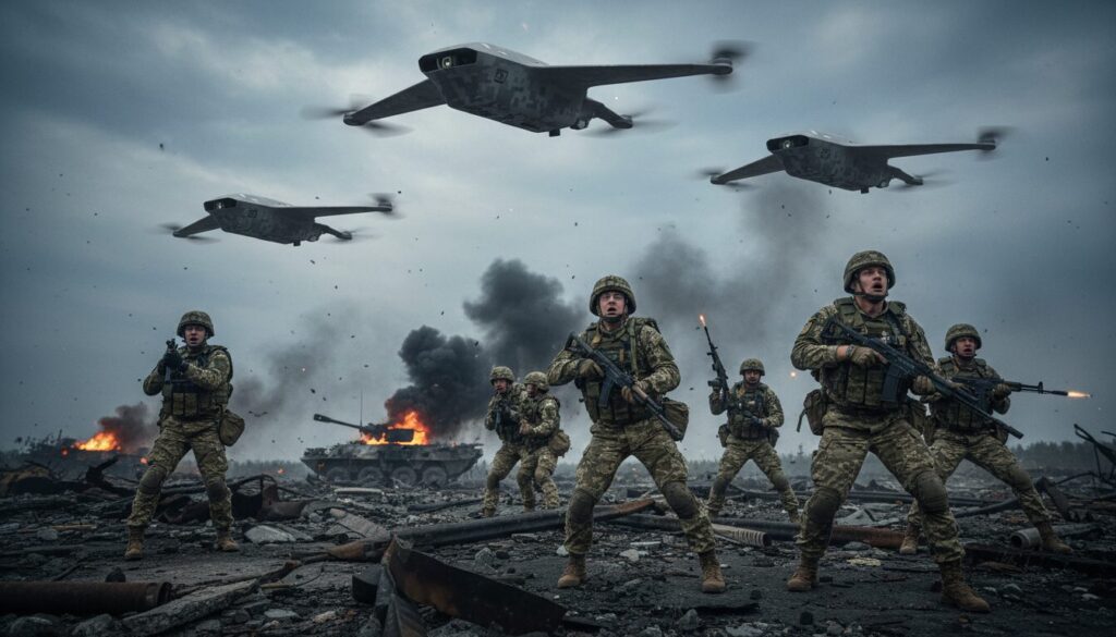 découvrez comment les drones furtifs bouleversent le conflit en ukraine en semant la panique parmi les soldats sur le terrain.