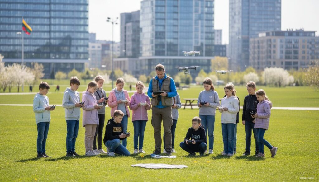 en lituanie, initier les enfants aux drones devient une stratégie clé pour renforcer la sécurité face à la menace russe.