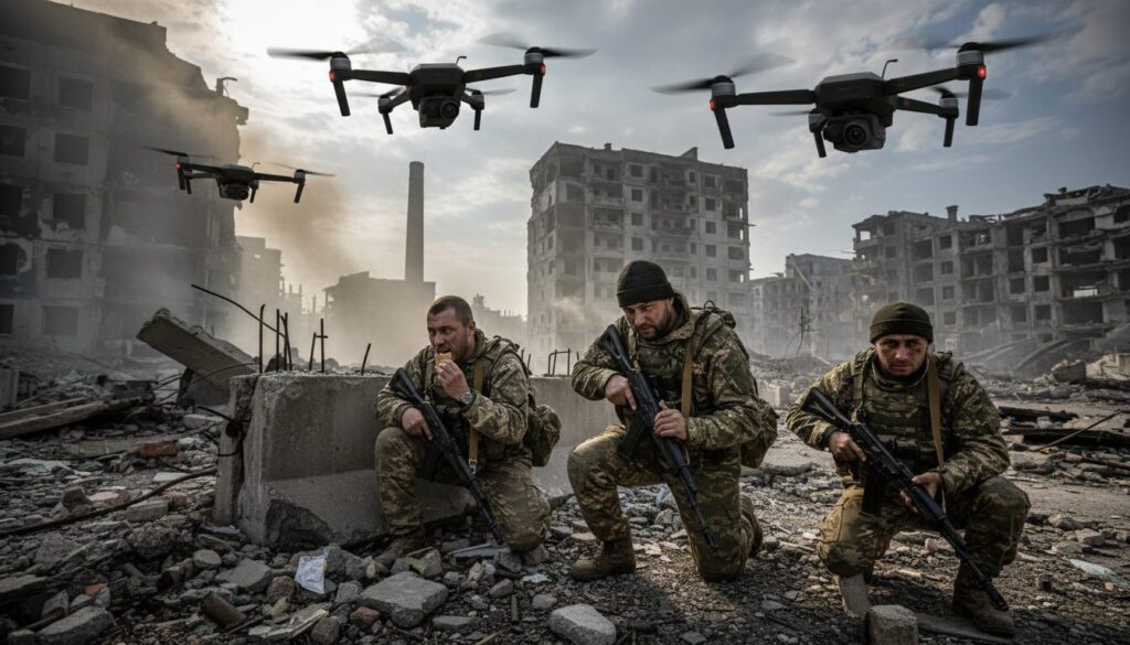 plongez au cœur de la guerre en ukraine à travers le récit intense de 165 jours de combat au front, où les soldats sont pris au piège et traqués par les drones fpv russes dans une lutte désespérée pour survivre entre manger ou mourir.