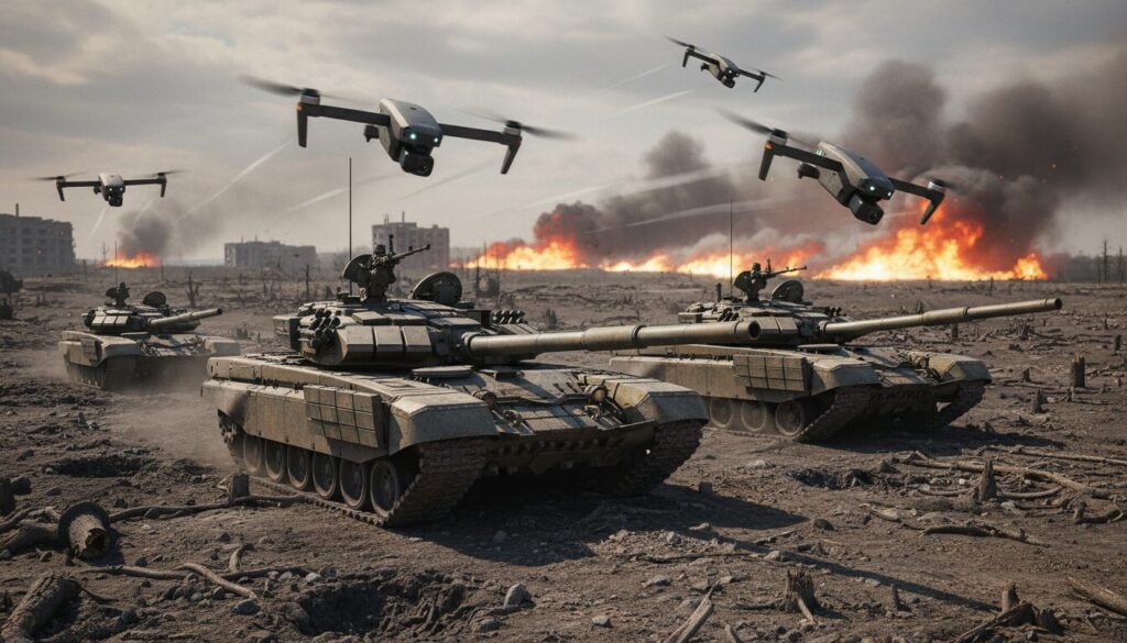 découvrez comment les chars russes redoutables sont mis à l'épreuve par l'agilité impressionnante des drones fpv ukrainiens dans le conflit actuel en ukraine.