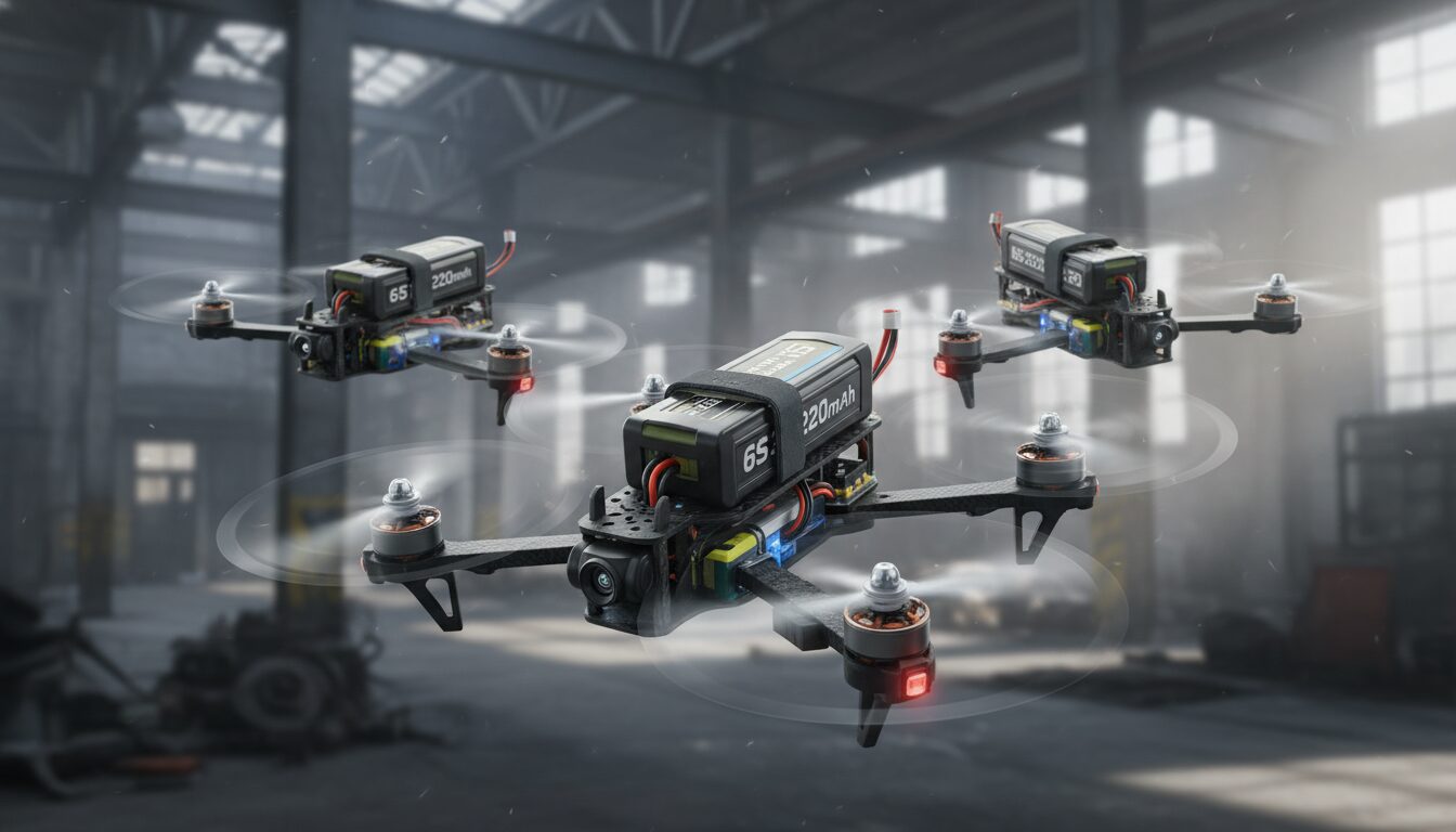 découvrez une analyse approfondie des performances fpv pour drones équipés de batteries 6s, optimisant puissance et autonomie pour une expérience de vol améliorée.