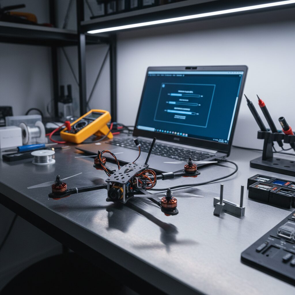 découvrez nos services professionnels de calibration et mise à jour firmware pour drone fpv, garantissant performance optimale et stabilité de vol.