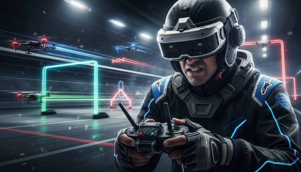 découvrez des techniques efficaces pour gérer la pression lors des courses de drone fpv de haut niveau et améliorer vos performances en compétition.