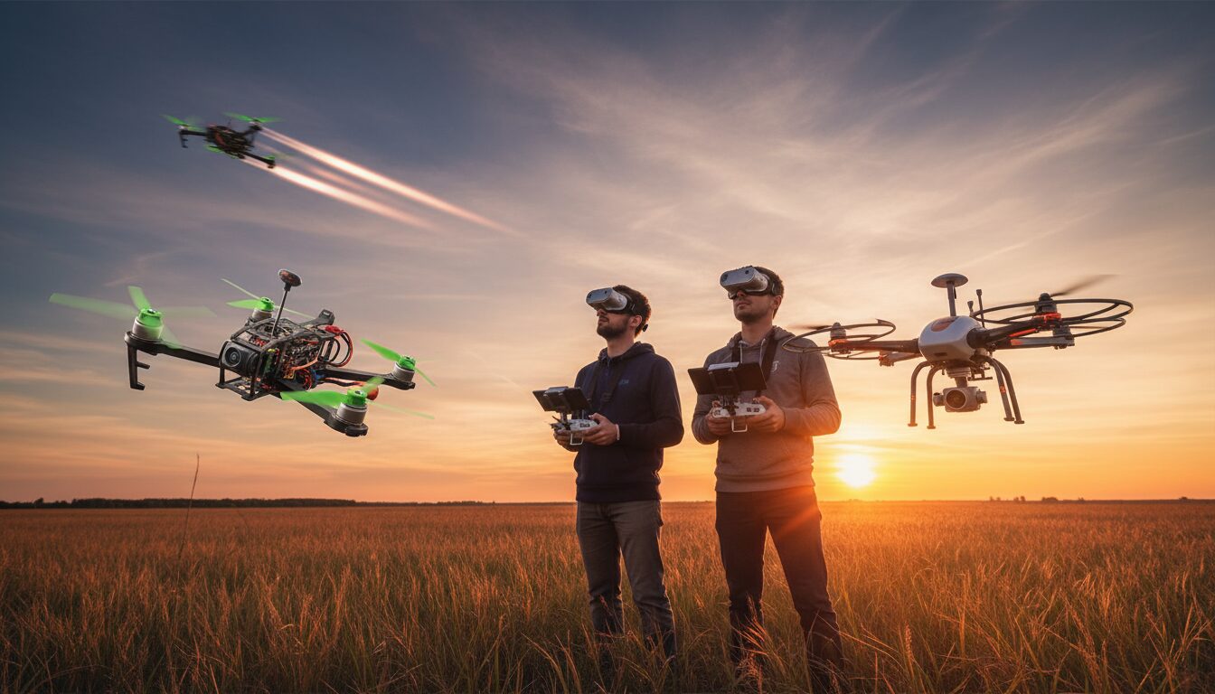 découvrez un comparatif détaillé entre les drones fpv classiques et les drones fpv racing pour choisir celui qui correspond le mieux à vos besoins et à votre style de pilotage.