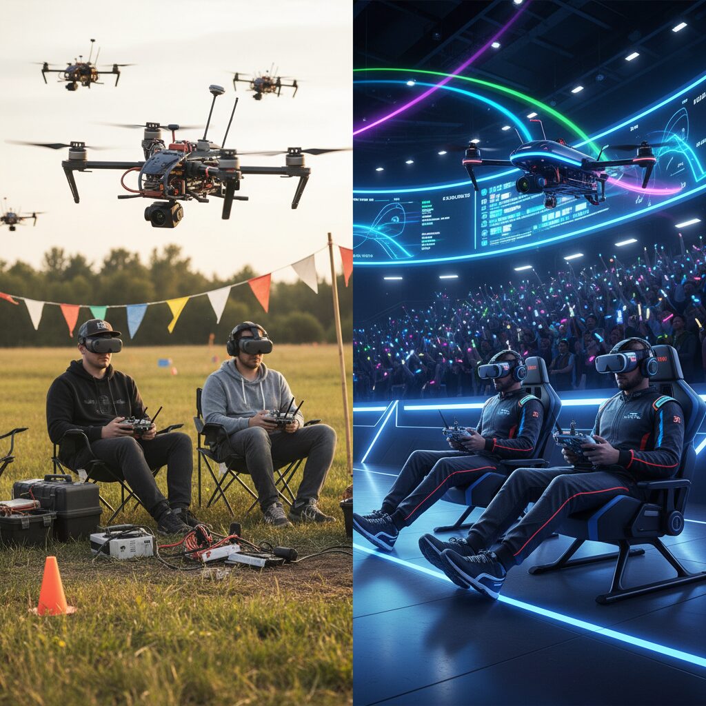 découvrez l’évolution du drone racing, des premières courses aux technologies modernes qui révolutionnent ce sport passionnant.