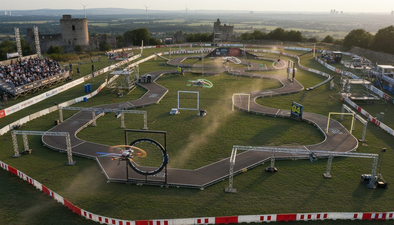 découvrez le profil complet du circuit de la ligue européenne de drone fpv : calendrier, équipes, pilotes et résultats des compétitions.