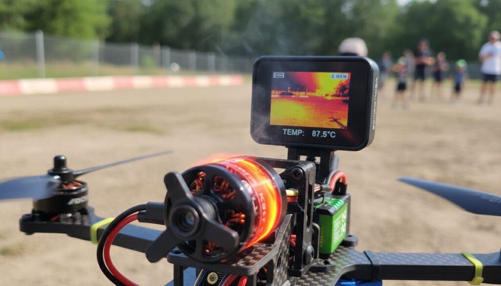 découvrez l'analyse approfondie des tests d'efficacité des systèmes de refroidissement pour moteurs fpv, garantissant performance et durabilité optimales lors de vos sessions de vol.