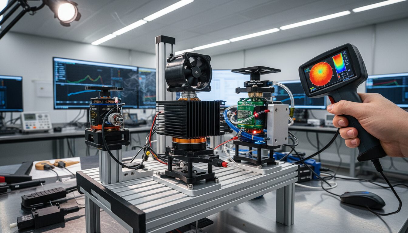 découvrez nos tests d'efficacité des systèmes de refroidissement pour moteurs fpv afin d'optimiser la performance et la durée de vie de vos moteurs.