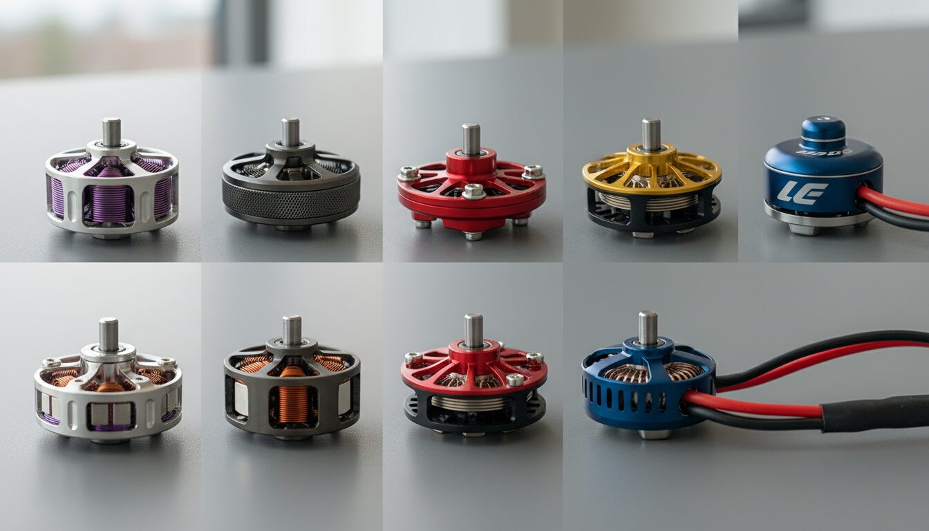 découvrez une analyse détaillée des différents types de moteurs utilisés en fpv racing, leurs performances, avantages et inconvénients pour optimiser vos courses de drones.