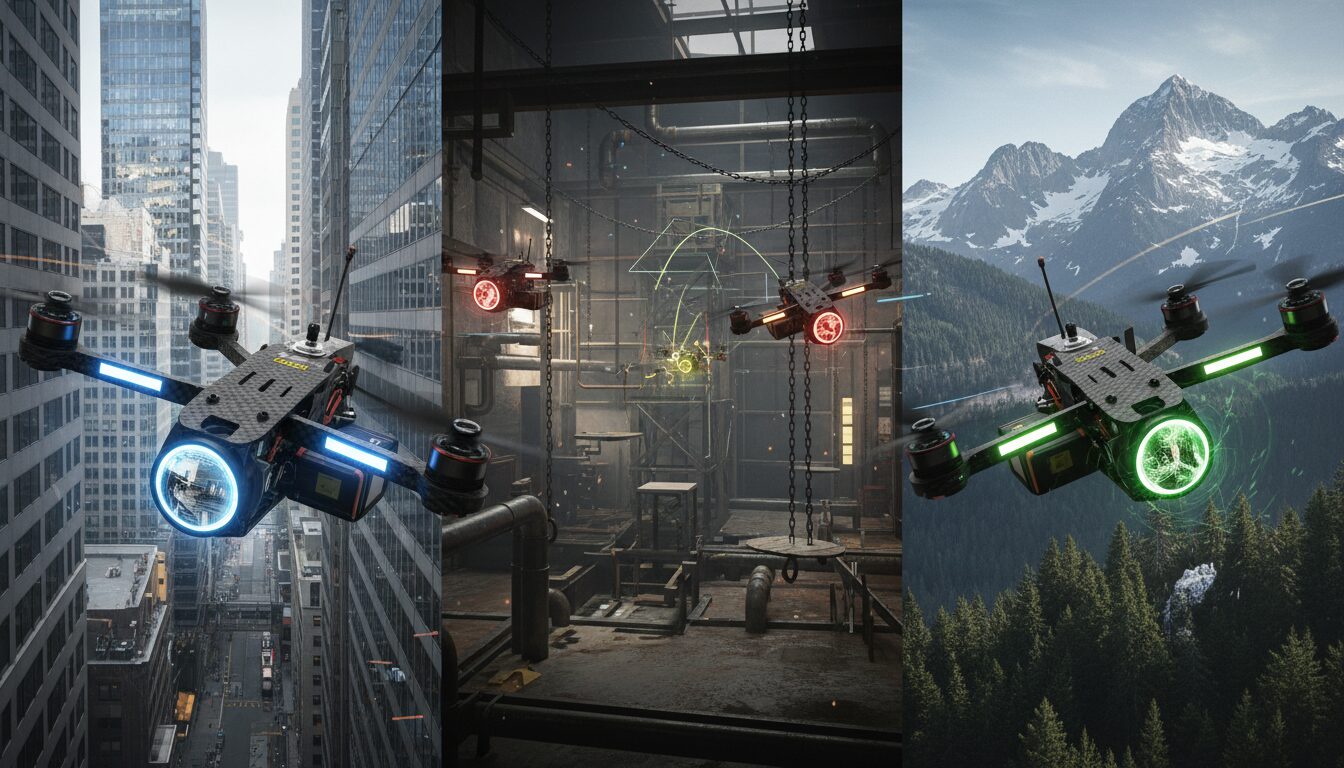 découvrez une analyse détaillée des performances des drones fpv dans divers environnements pour optimiser leur utilisation et améliorer leur efficacité.