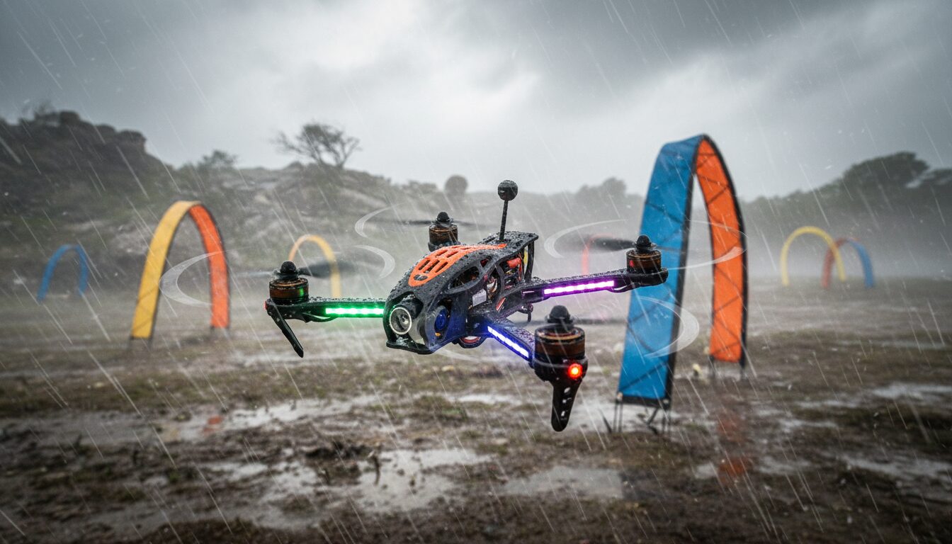 Fpv Pvc Pipe Course Réussir sa course FPV par temps difficile : astuces clés