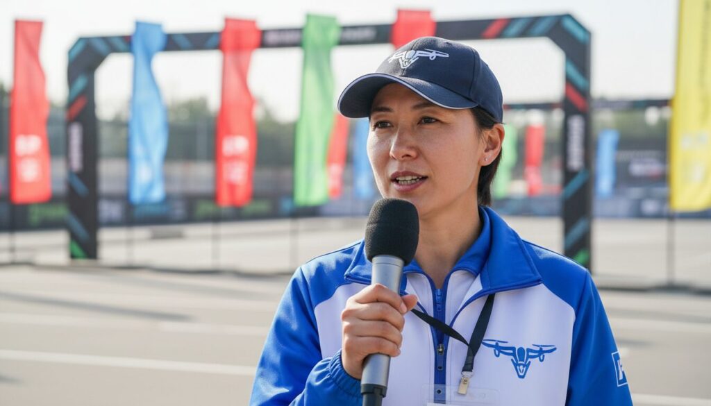 découvrez l'interview exclusive d'un arbitre officiel de compétition de drone fpv, ses expériences, ses défis et ses conseils pour les passionnés de course de drones.