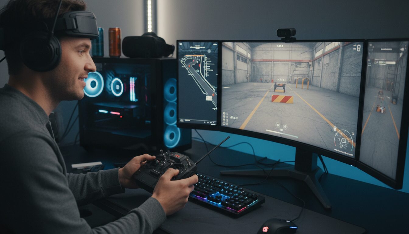 améliorez vos compétences en pilotage avec notre simulateur fpv grâce à des exercices ciblés pour progresser efficacement et en toute sécurité.