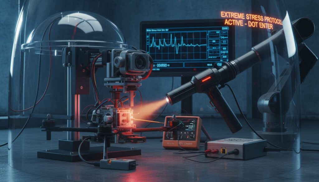 découvrez les tests de durabilité des composants électroniques fpv soumis à diverses contraintes pour garantir performance et fiabilité sur le long terme.