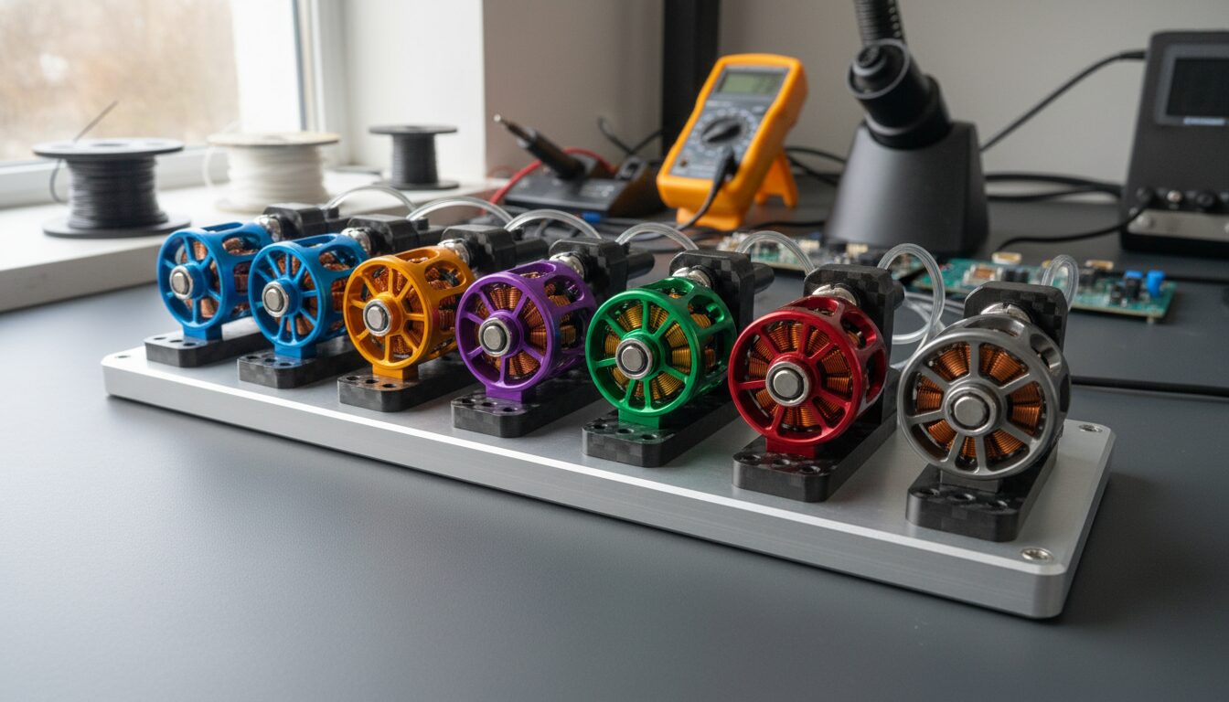 découvrez notre analyse complète des tests de moteurs fpv brushless en 2025 et découvrez quelle marque se distingue comme leader sur le marché.