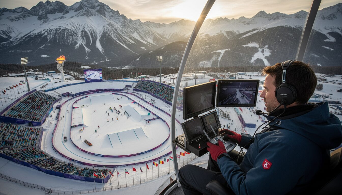 découvrez le récit captivant de martin bochatay, pilote de drone, qui nous plonge au cœur des jeux olympiques d'hiver avec des images à couper le souffle, comme si l'on planait.