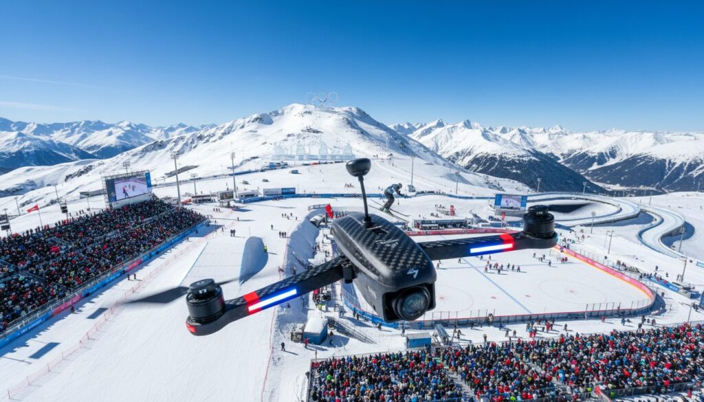 découvrez comment les drones fpv révolutionnent les jeux olympiques d'hiver 2026 en offrant des perspectives inédites et une immersion totale dans l'événement.