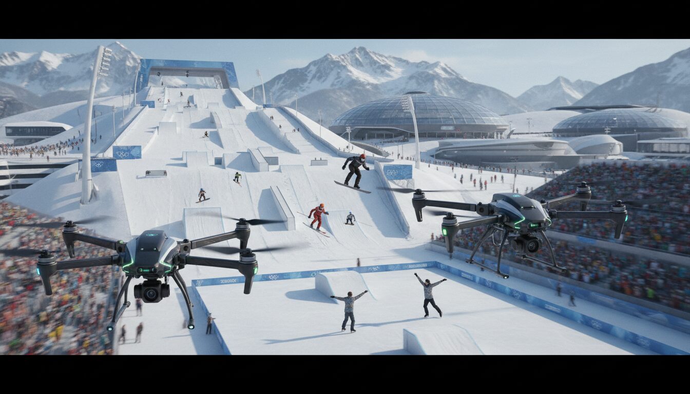 découvrez comment les drones suivront les athlètes lors des jo 2026, offrant un spectacle inédit et des prises de vue aériennes impressionnantes.