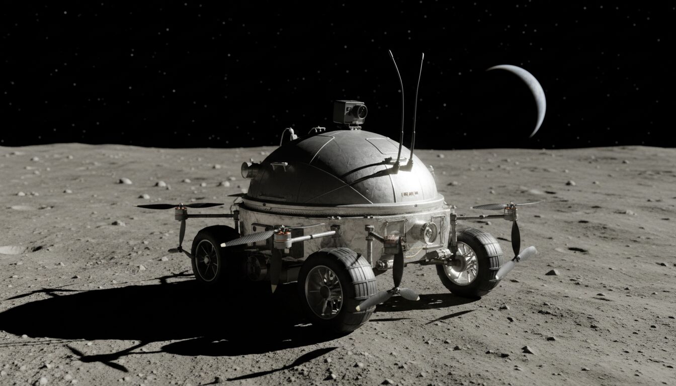 découvrez comment l’iki qualifie avec humour le rover lunaire soviétique comme le tout premier drone fpv, alliant histoire spatiale et technologie moderne.