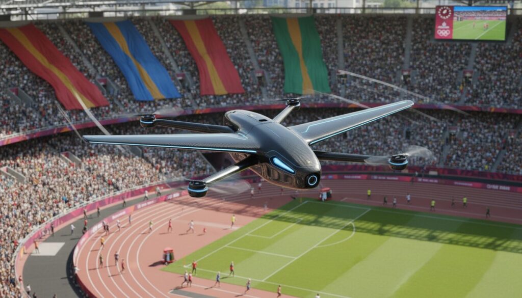 découvrez comment les drones révolutionnent les jeux olympiques en apportant des images spectaculaires et une nouvelle dimension à cet événement mondial.
