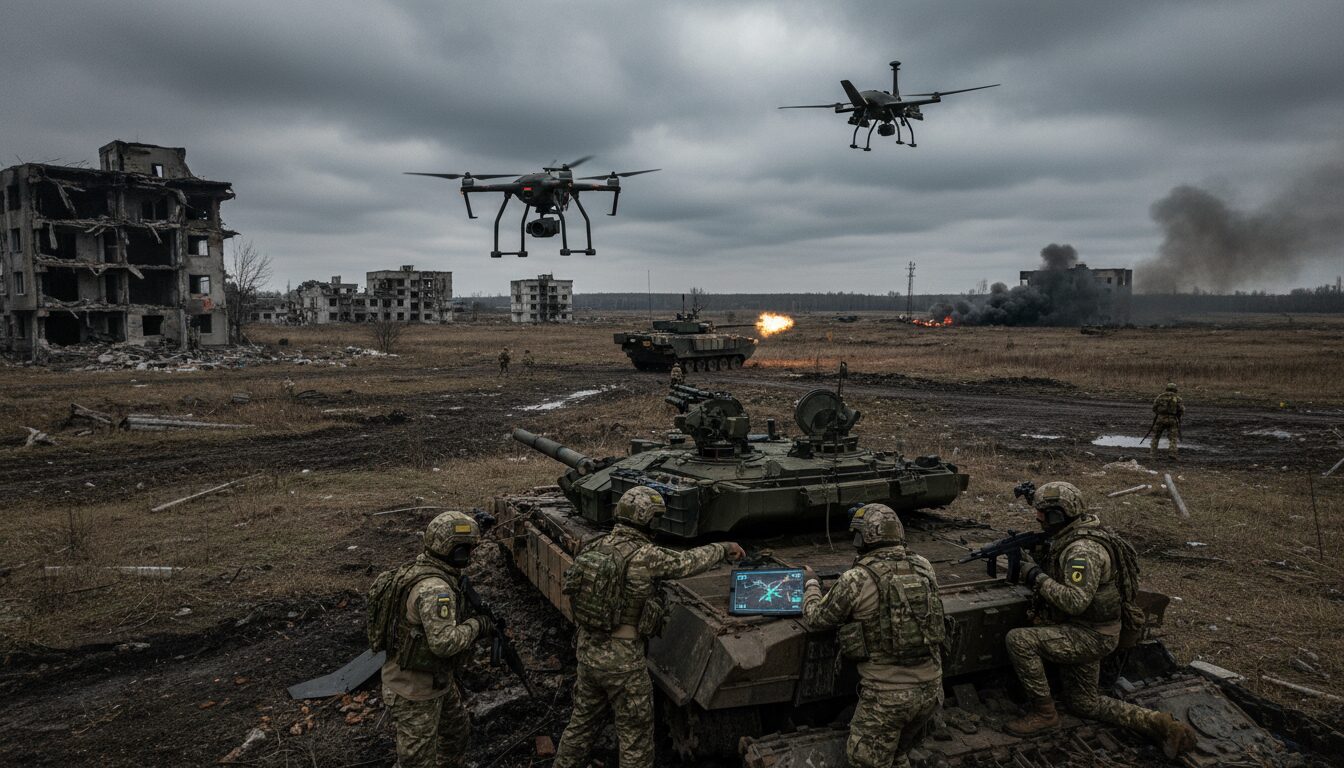 découvrez comment le conflit en ukraine illustre la réinvention de la guerre moderne de haute intensité, avec des stratégies et technologies innovantes sur le terrain.