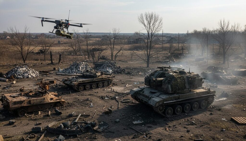 découvrez comment des drones ukrainiens économiques parviennent à neutraliser efficacement le système d’artillerie russe 2s5 gi dans le conflit en ukraine, illustrant l'innovation technologique sur le champ de bataille.