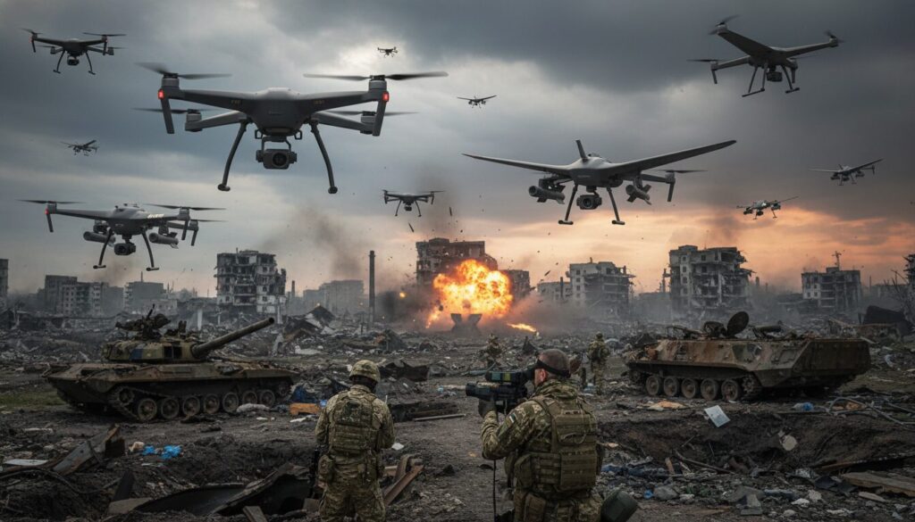 découvrez comment le conflit en ukraine transforme la guerre des drones et révolutionne les stratégies militaires à travers le monde.