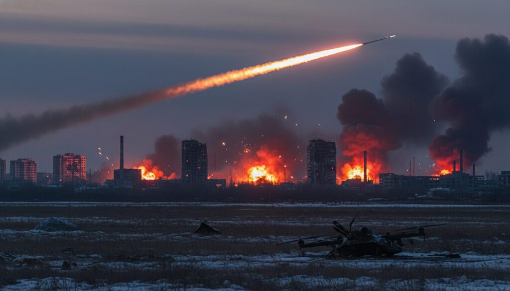 découvrez l'analyse de la frappe historique en ukraine, qui atteint des zones plus éloignées et profondes, illustrant une nouvelle étape dans le conflit.