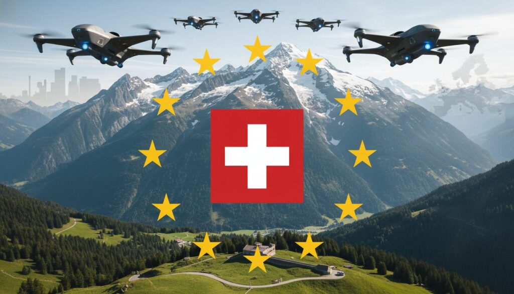 découvrez pourquoi la suisse investit massivement dans les drones, une stratégie clé face à l'influence croissante de l'union européenne.