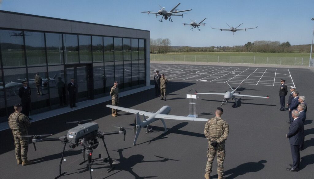 le 3e régiment d'infanterie de marine de vannes inaugure un centre d'entraînement innovant dédié aux drones, renforçant ses capacités opérationnelles.