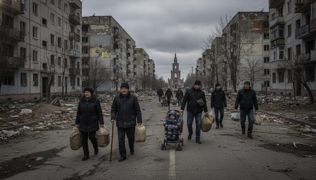 découvrez comment la vie à sloviansk et kramatorsk en ukraine se transforme en un défi quotidien de survie après les événements à kostiantynivka, entre résilience et lutte pour la subsistance.