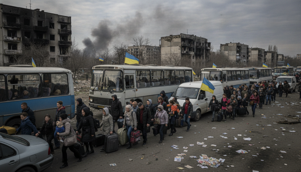 découvrez comment l'ukraine réagit aux attaques russes continues en lançant l'évacuation stratégique de kramatorsk pour protéger ses habitants.